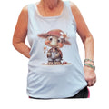 Turtle Farmer Tank Top - Light Blue Relaxed Fit (L, runs large)