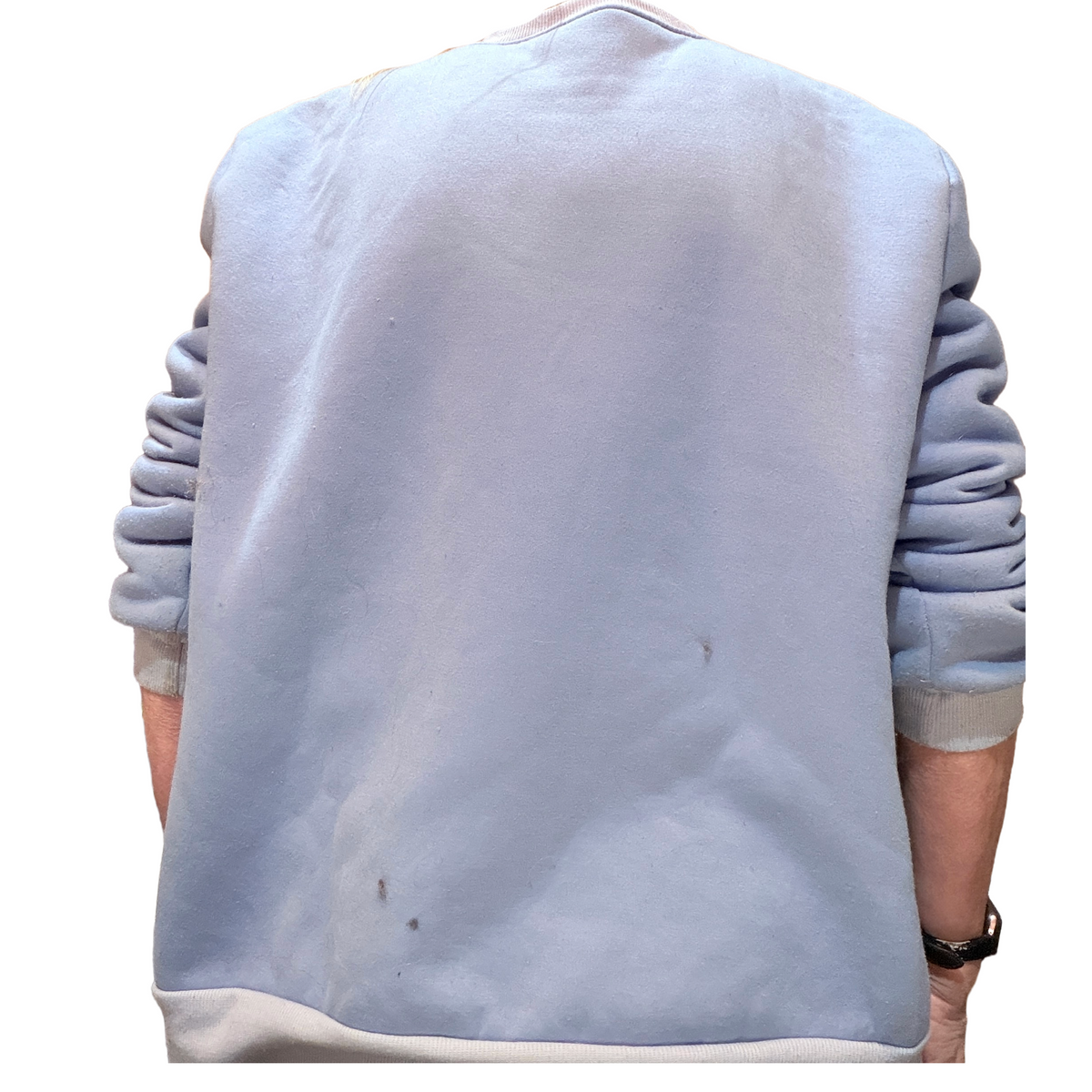 Adorable Nose Sweatshirt - Plain Back, Light Blue (M)