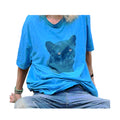 Beauty in Black T-Shirt - Black Panther Front, Heather Blue (XL)