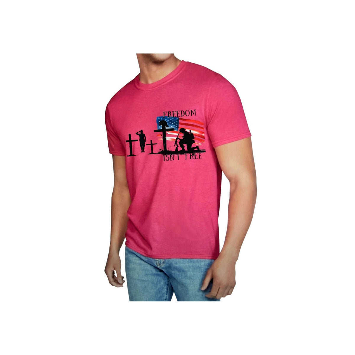 The Grief of War T-Shirt - Heather Heliconia (XL)