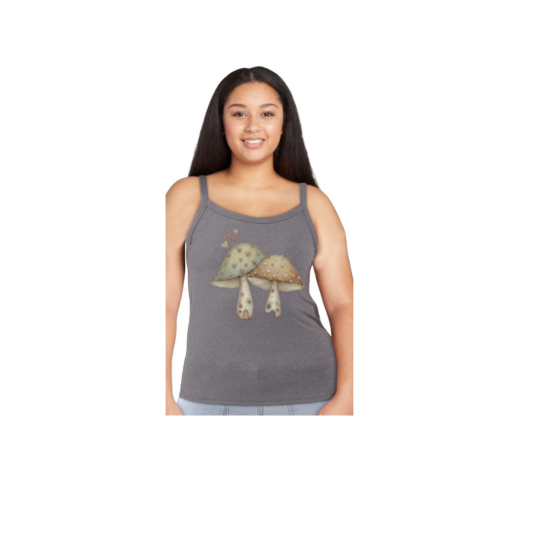 Faded Mushrooms Tank Top