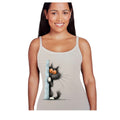 Hiding Black Cat Tank Top