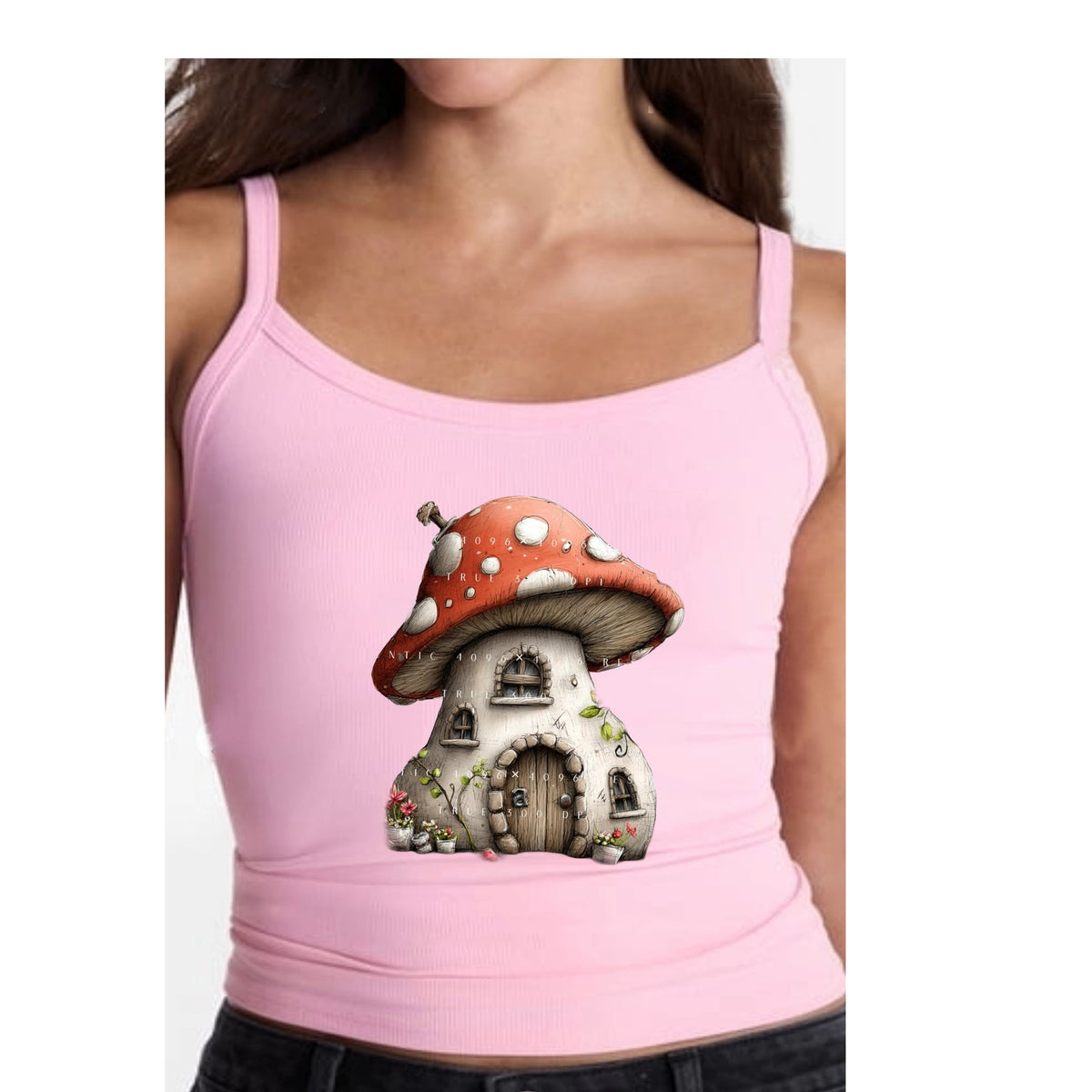 Mushroom House Tank Top