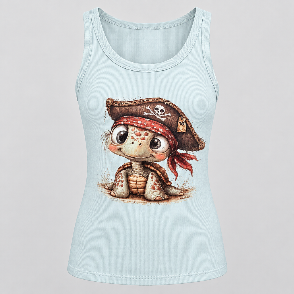 Pirate Turtle Tank Top