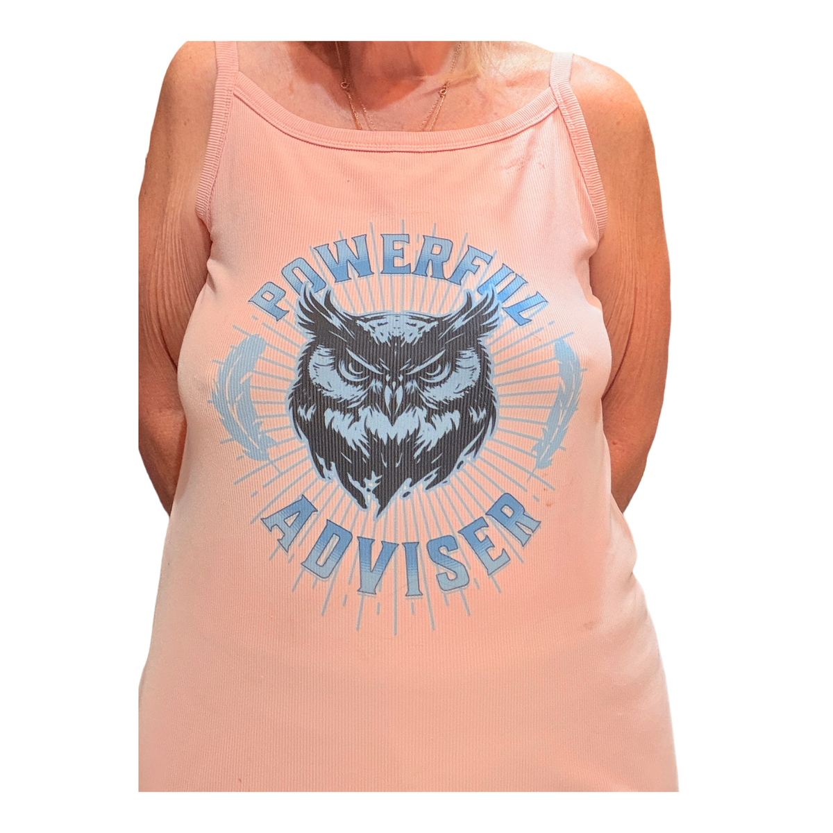 Powerful Adviser Tank Top - Front view
